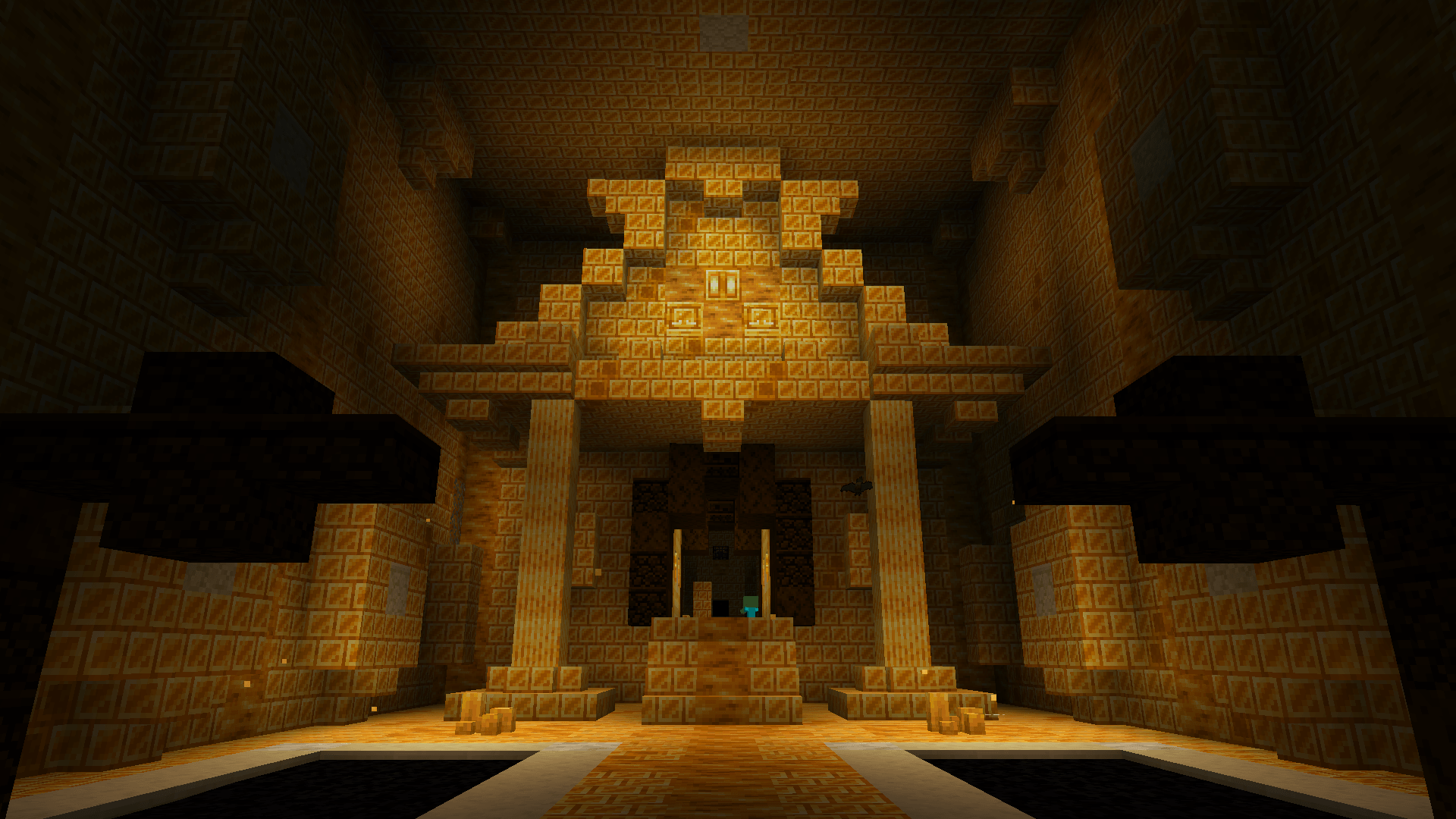Looking at the main room inside the sanctum