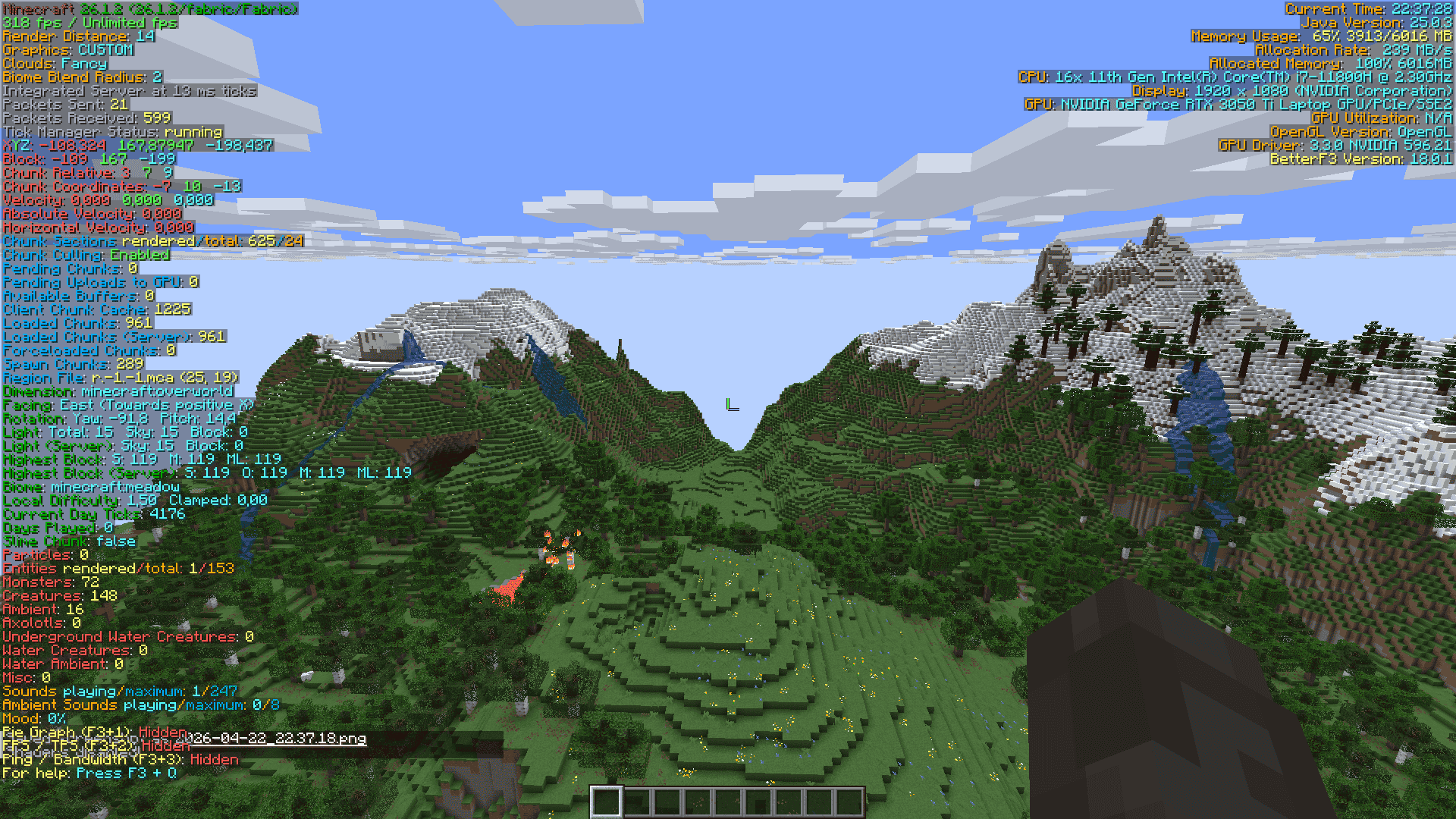My fps without shader