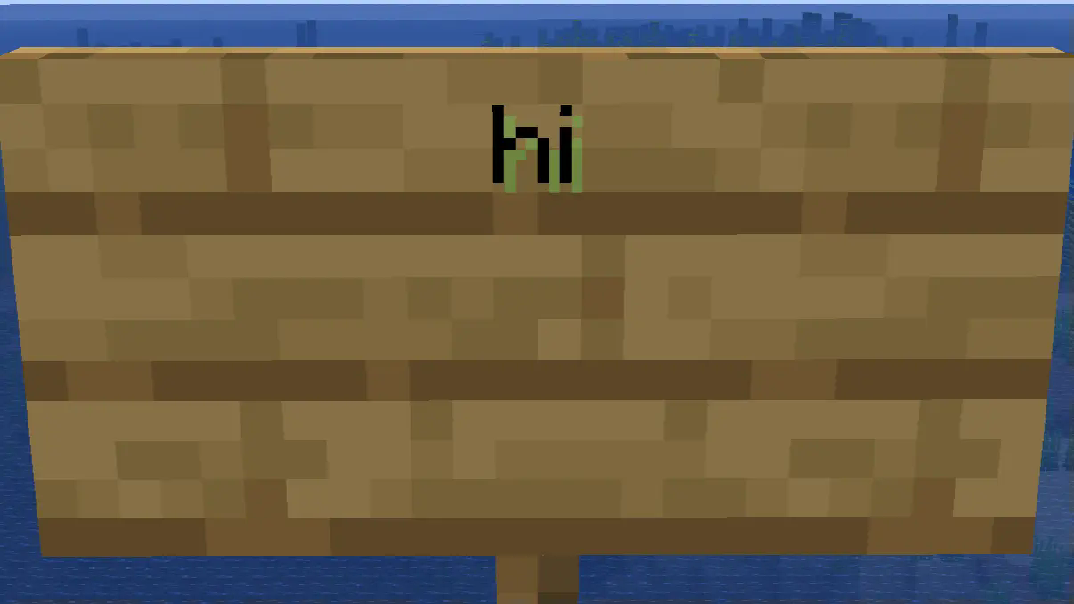 Minimessage Sign