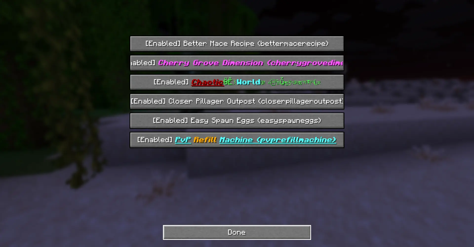 List