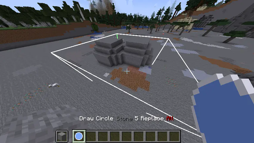 Using the circle tool
