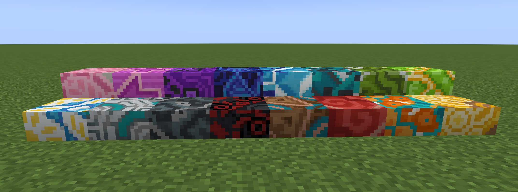 All glazed terracotta slabs