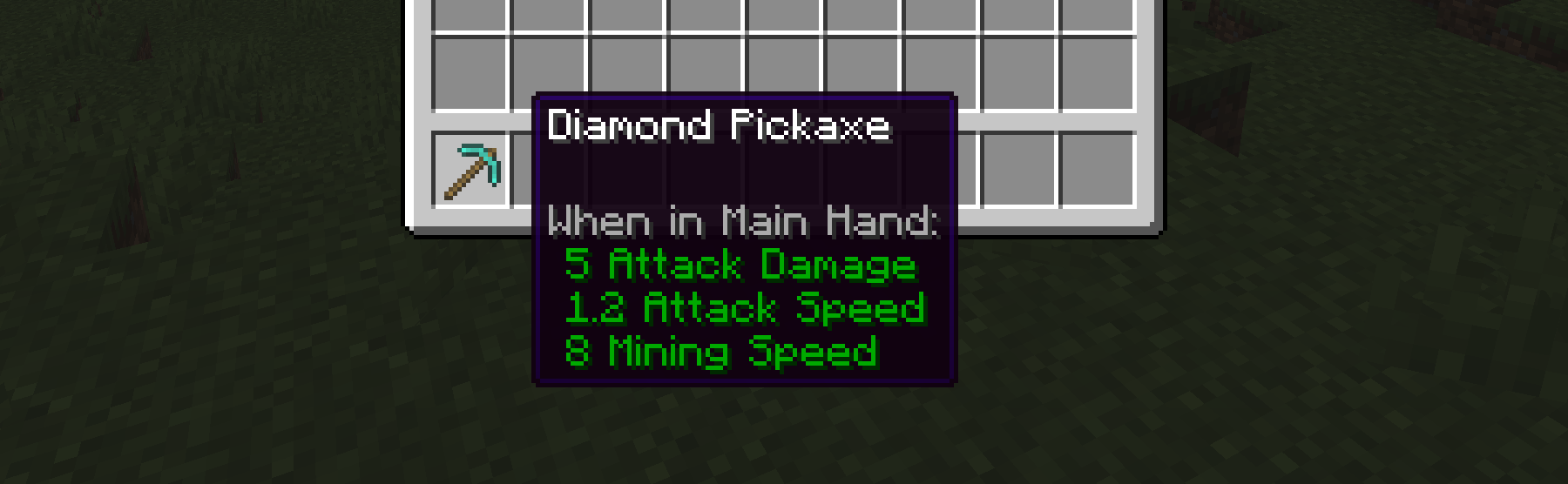 mining speed tooltip preview