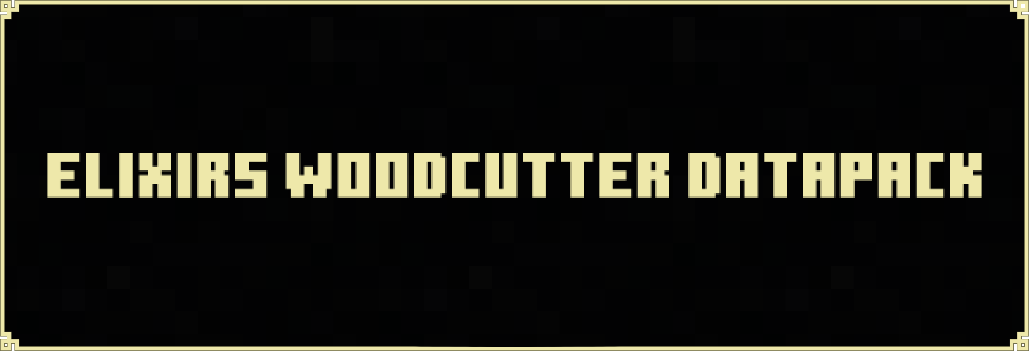 Elixirs Woodcutter Datapack Banner