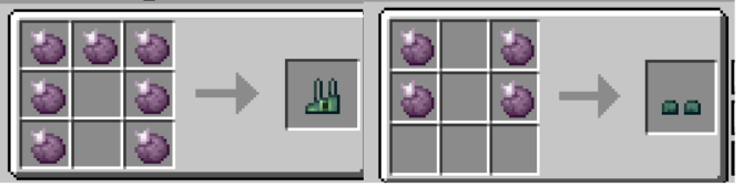 Ender Leggings and Boots Recipe