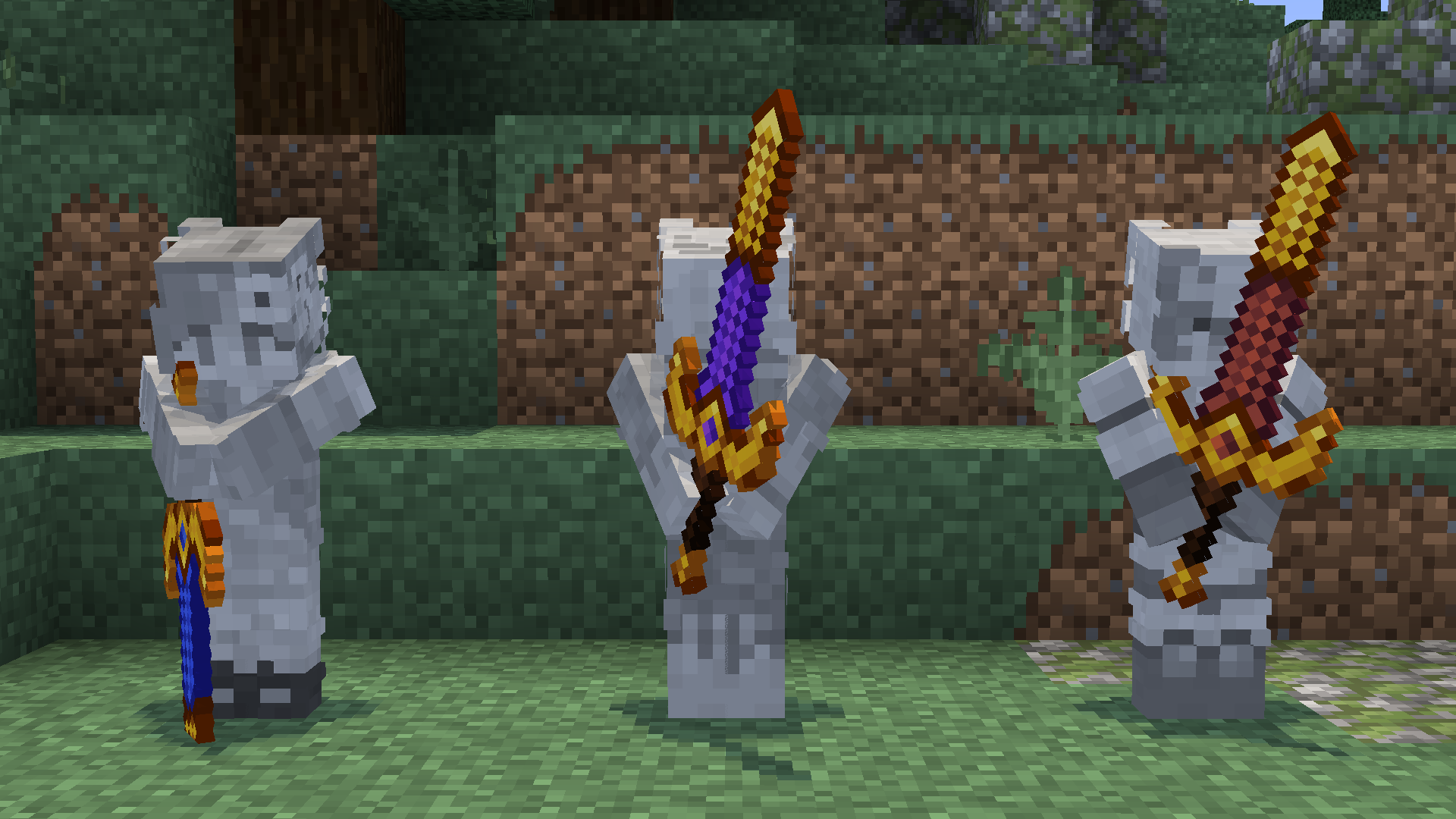 Holding styles with statues