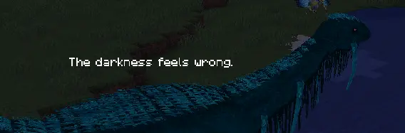 you are right! the darkness does feel wrong...