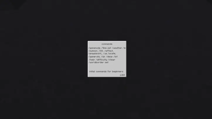 commands gui starting the beginner