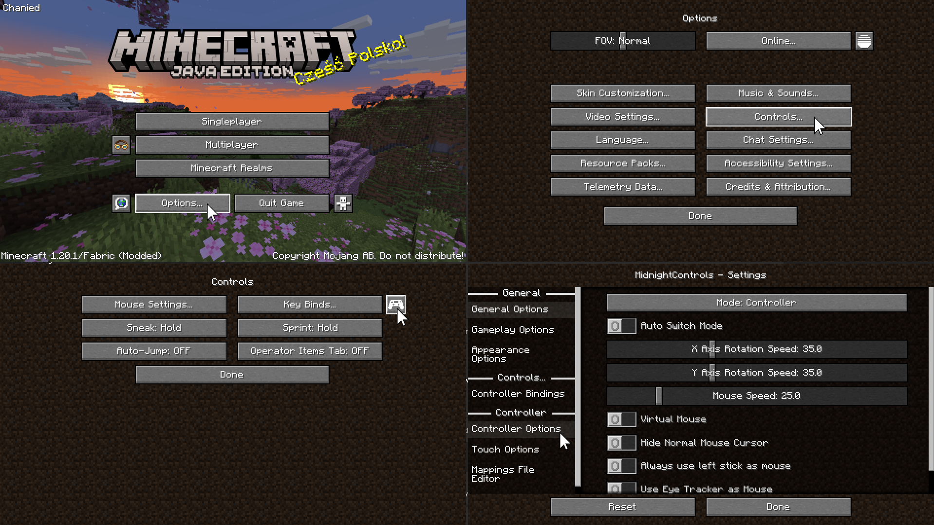 Menu Navigation