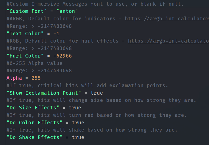 config