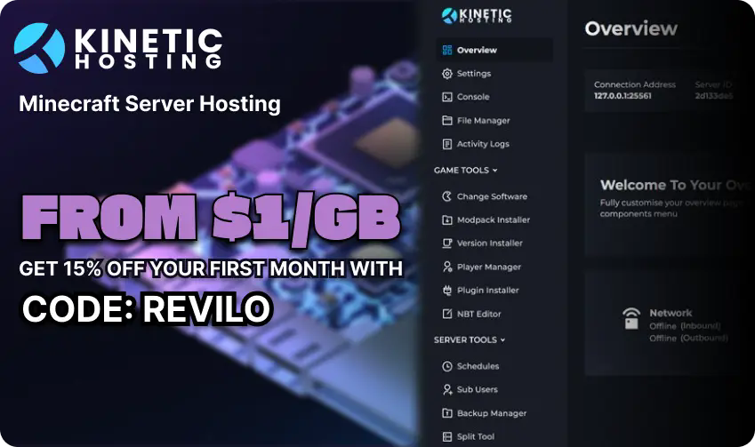 15% Off Kinetic hosting