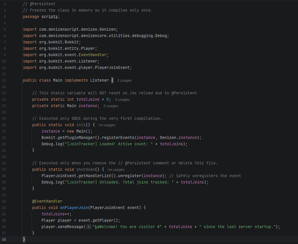 Java scripts