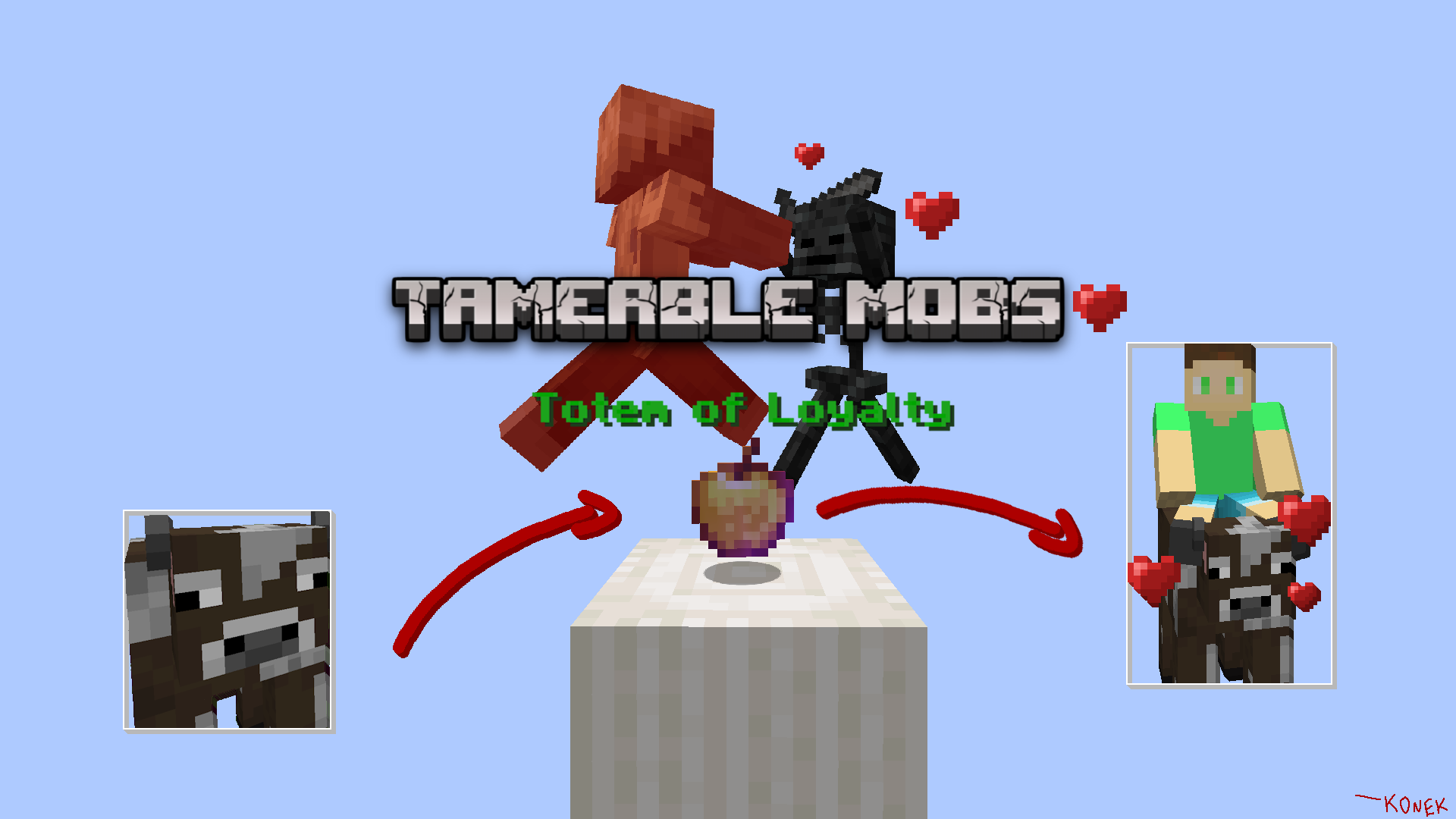 Баннер Tameable Mobs