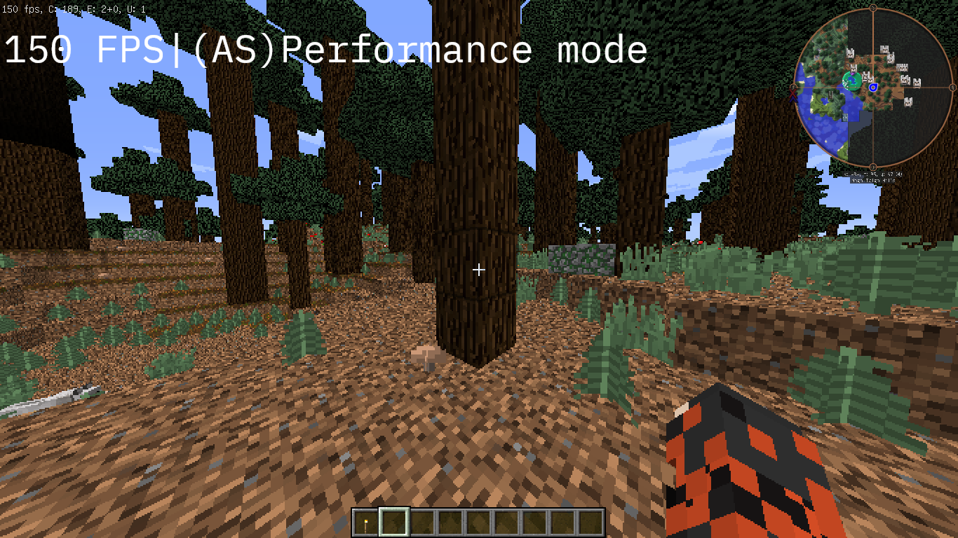 (AS) Performance mode 150 FPS