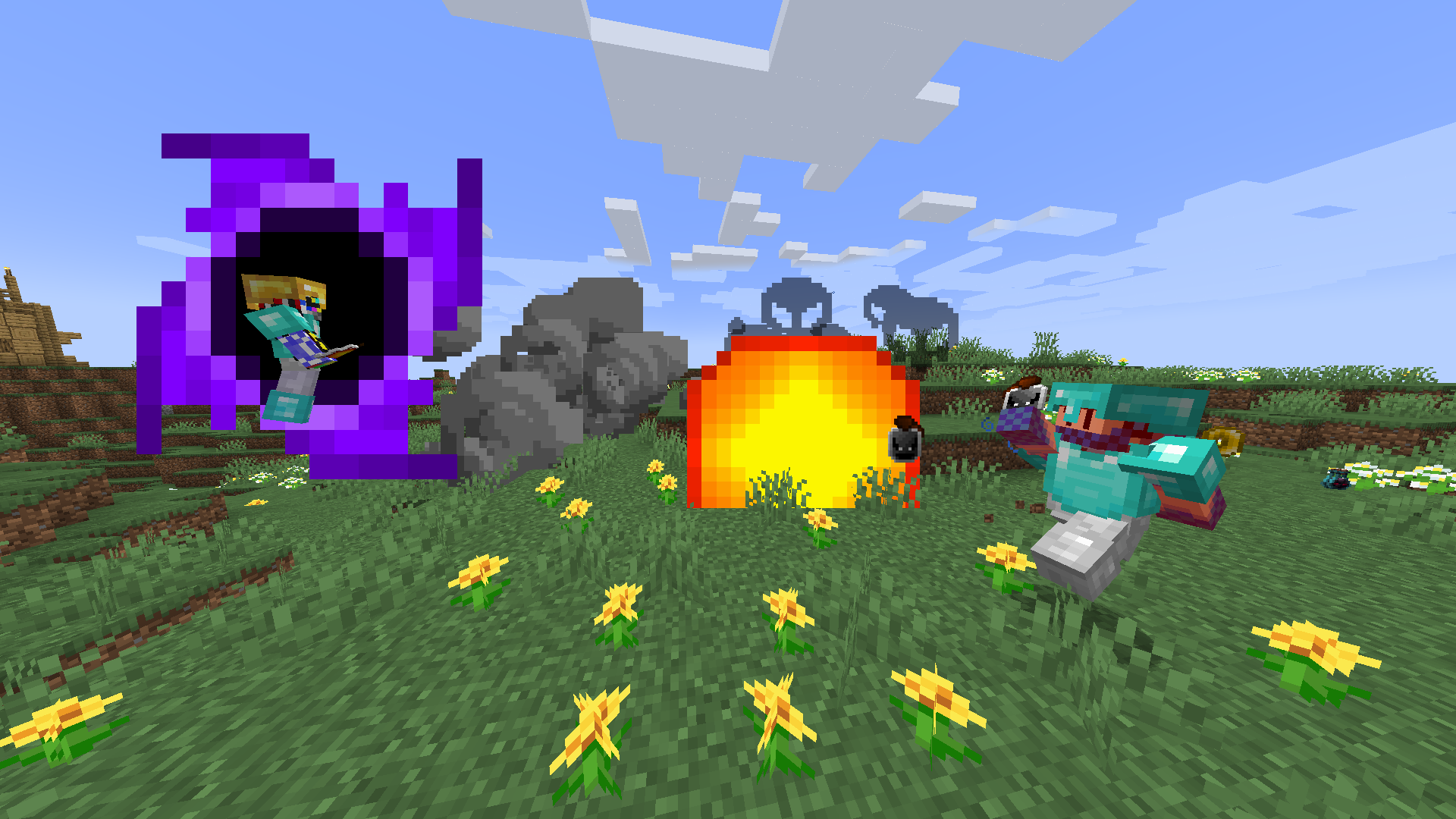 Throw flask's that have chaotic inflicts!