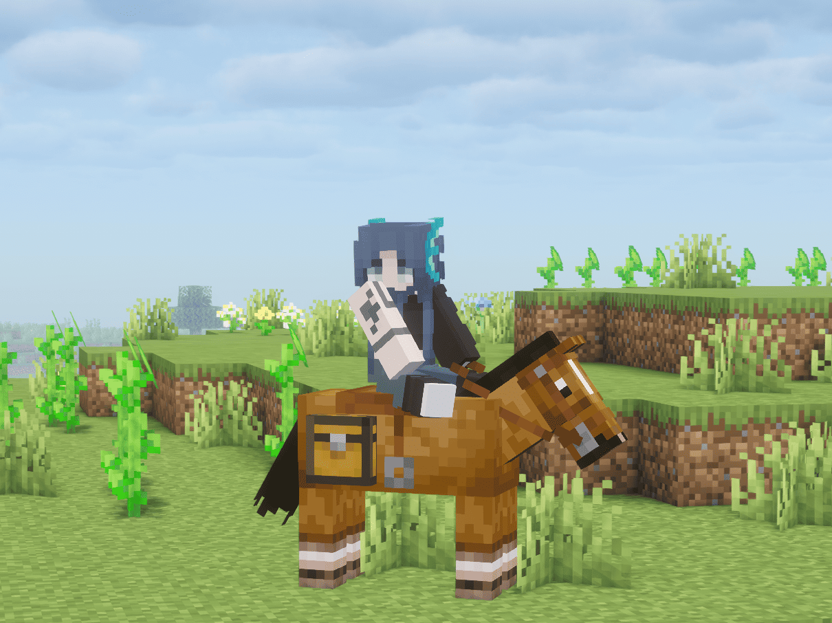 Player turned 90 degrees on horse without the horse turning
