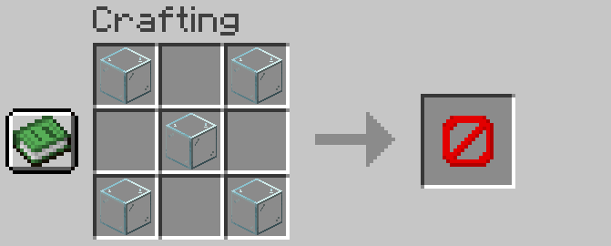 The crafting recipe this mod adds
