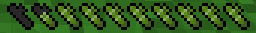 Close up of the bamboo hunger bar sprites