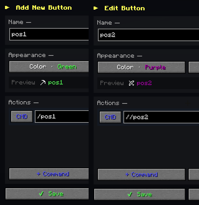 Edit/Add Menu