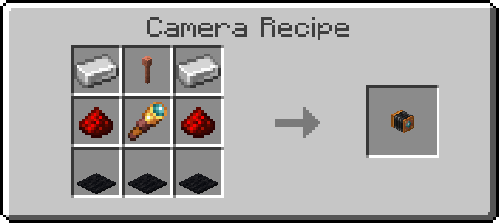 Crafting Recipe for Camera