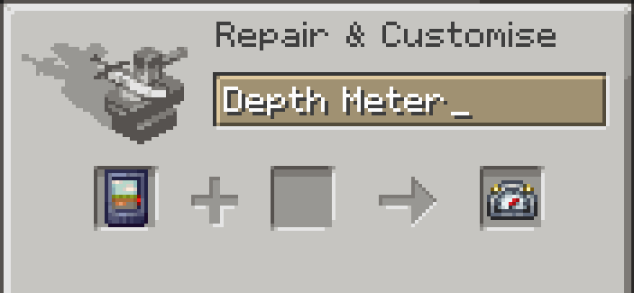 Renaming a Depth Gauge to "Depth Meter" changes it's texture!