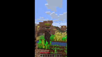 Eating a Villager