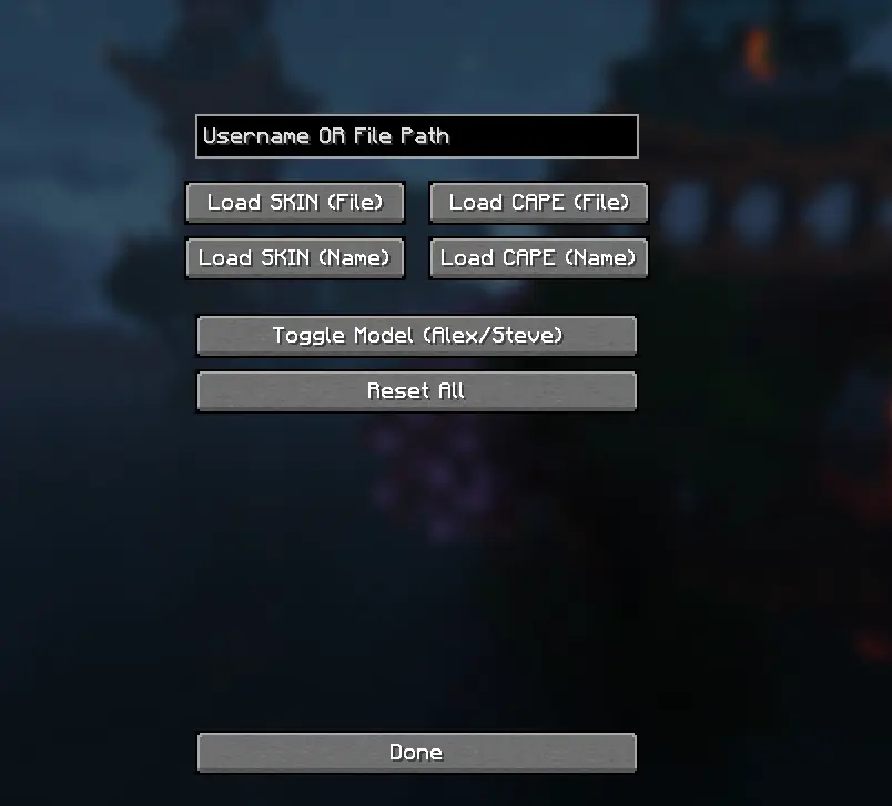 Control Menu