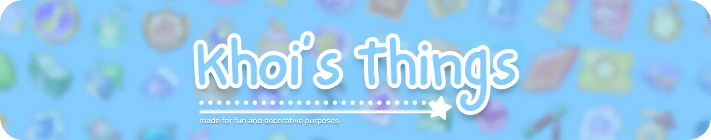 Khoi's Things banner