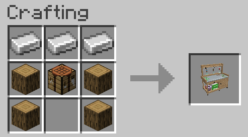 Nature Bench Crafting Recipe