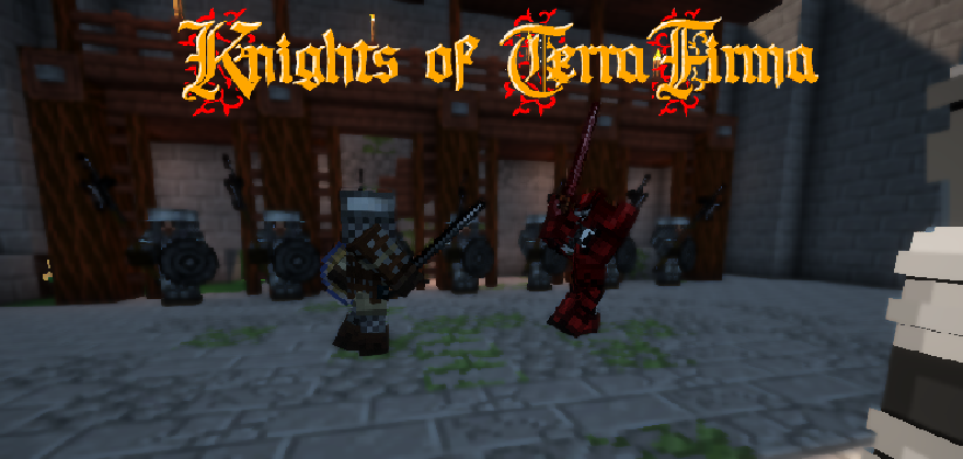 logo pic - two warriors fighting with weapons from my mod