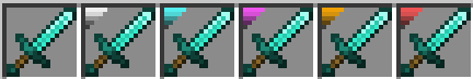 Tiered Diamond Weapons