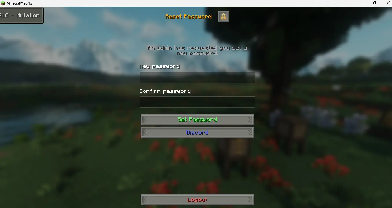 Recovery password