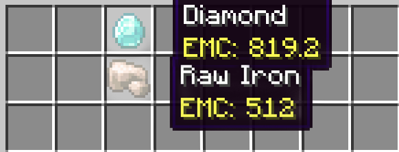 Showing iron being almost as valuable as diamonds