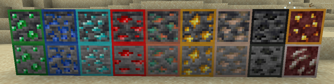 Ores with frames