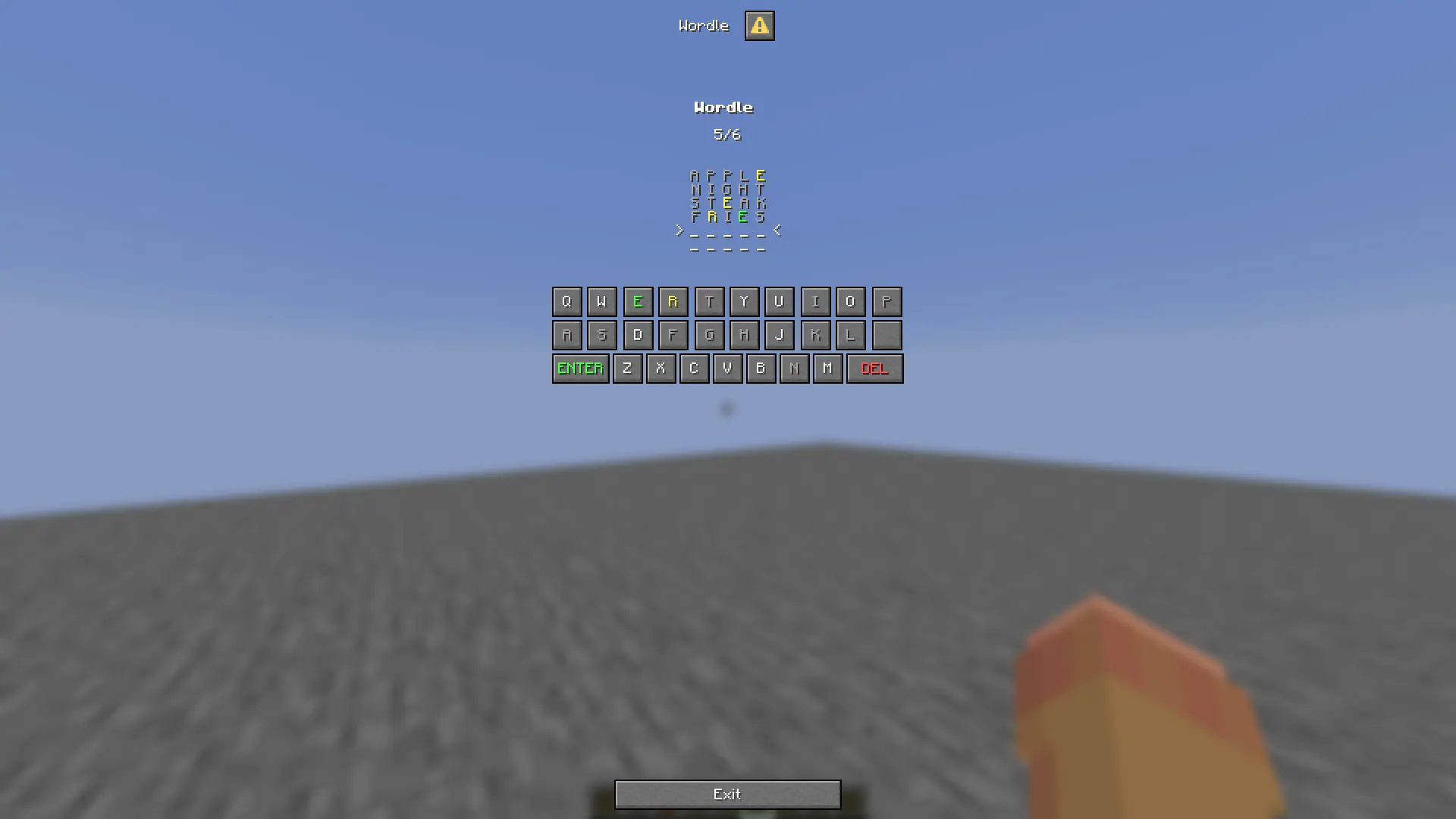 Game's Dialog Interface