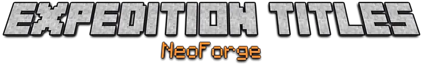 Expedition Titles NeoForge - Text