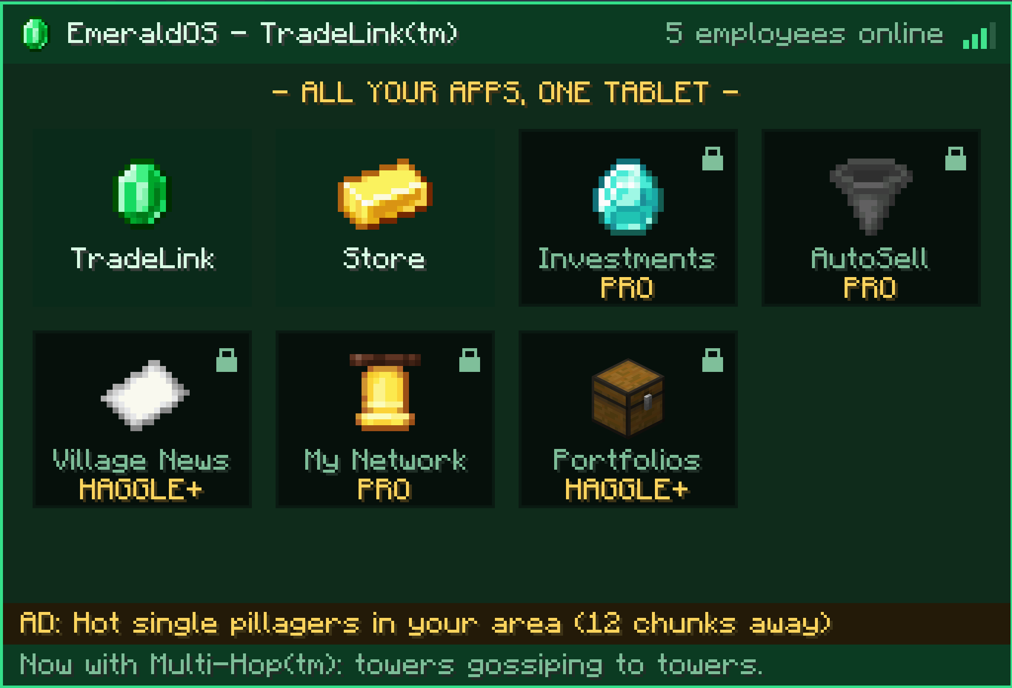 Villager Tablet