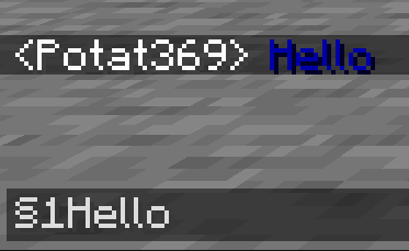 Formatting in Chat