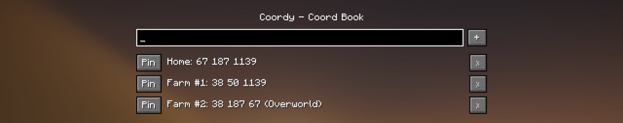CoordBook