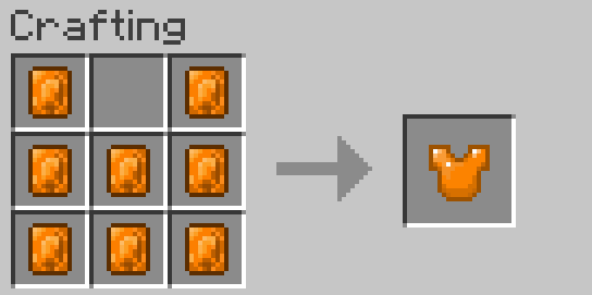 Topaz Chestplate Recipe