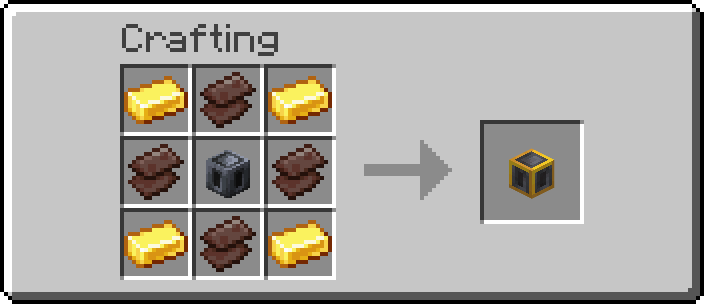Craft the Heavy Magnet using a Heavy Core, 4 netherite scraps in a cross around it and 4 gold ingots in the corners.