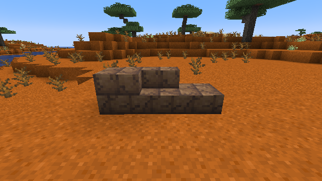 Cracked Mud Brick Block, Slabs, & Stairs