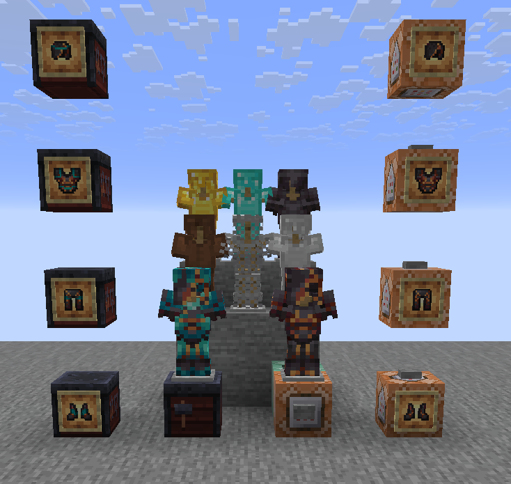 custom armor and vanila armor