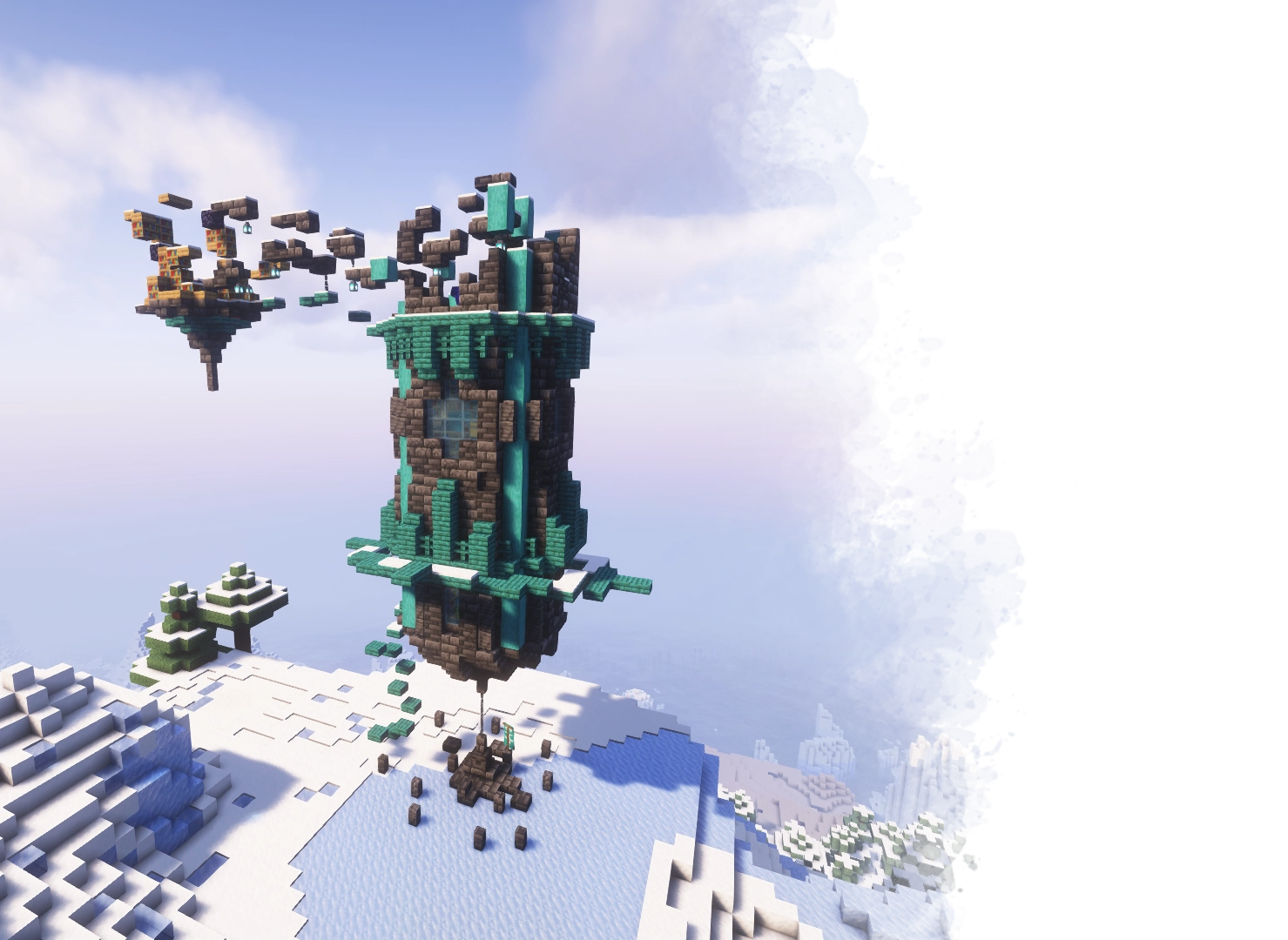 A floating tower, ingame screenshot