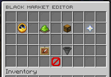 Blackmarket Admin Editor