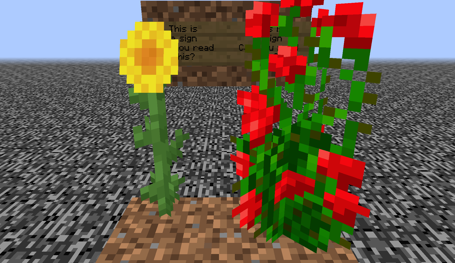 Without the texture pack