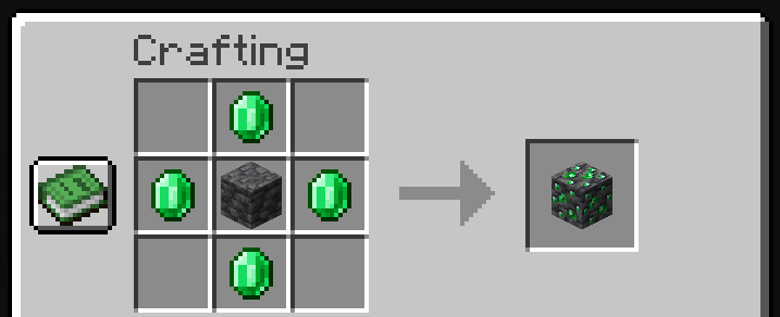CraftForje Emerald Ore Deepslate Crafteo