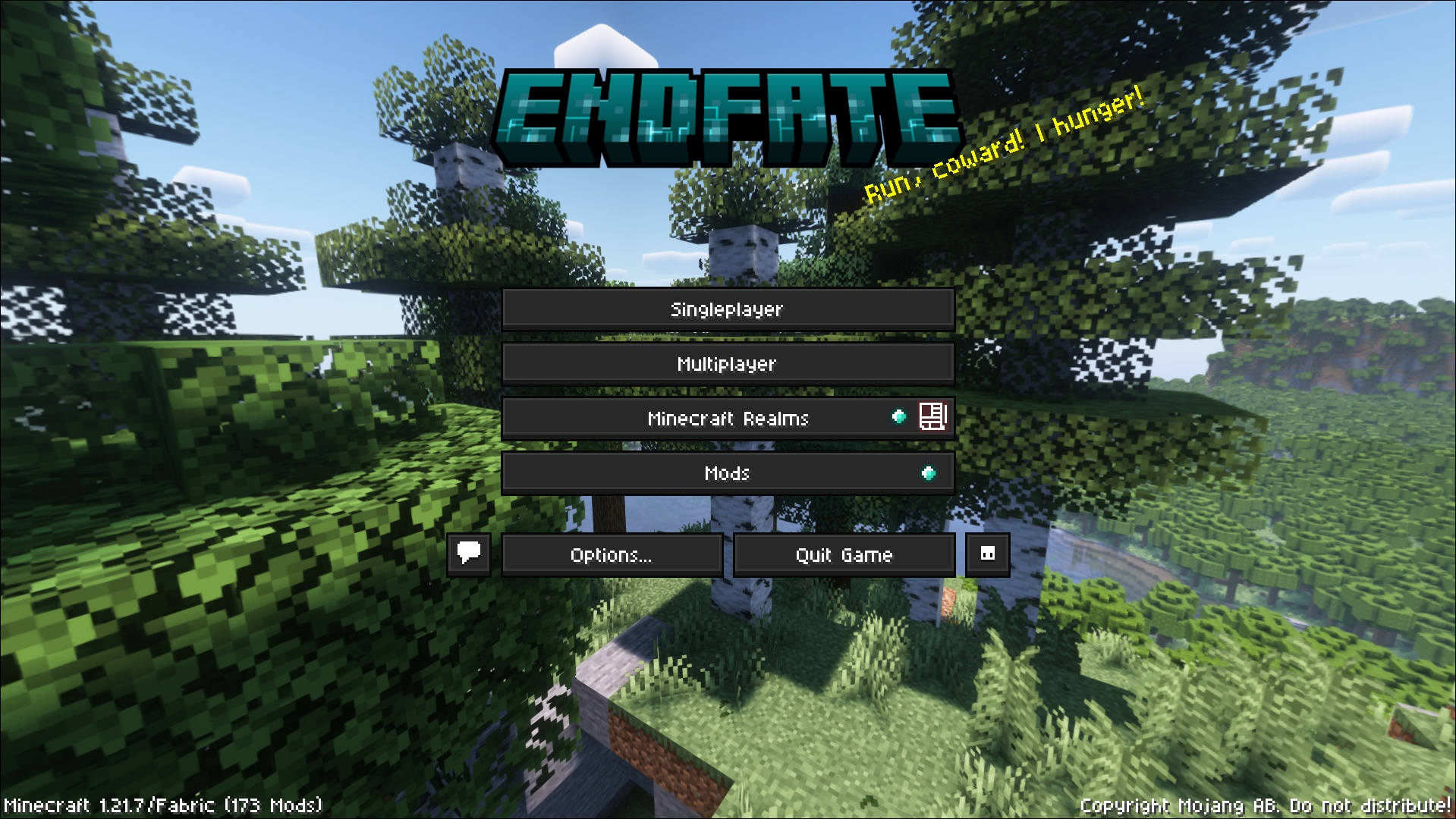 main menu