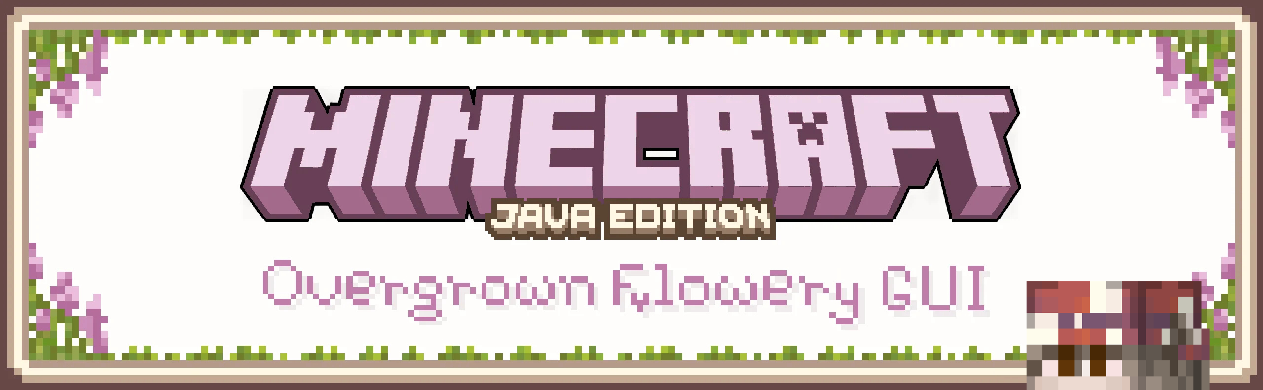 Overgrown Flowery GUI Header
