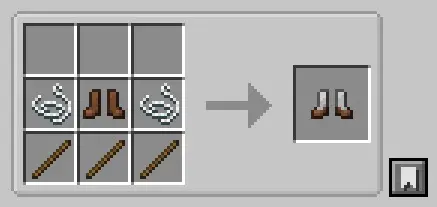 Snowshoes crafting recipe